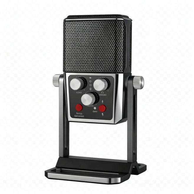 Microphone Condensateur USB Pour ASMR Enregistrement Streaming 4 Directivités Monitoring Casque Effet Réverbération - www.yon...