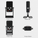Microphone Condensateur USB Pour ASMR Enregistrement Streaming 4 Directivités Monitoring Casque Effet Réverbération - www.yon...
