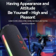 Enceinte Bluetooth 3D Stéréo Portable Subwoofer 10W Avec Lumière LED RGB Support FM Carte TF Appels Clairs - www.yonis-shop.com