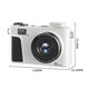 Appareil Photo Numérique 8K Pour Vlog Avec Zoom 18x Autofocus WiFi Et Écran IPS 3 Pouces Rose - www.yonis-shop.com