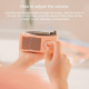 Enceinte Bluetooth Rétro Vinyle Design Rotatif Effet Basses Puissantes Mini Stéréo Sans Fil Haut-Parleur Bambou - www.yonis-s...