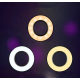 Ring Light Selfie 4 Pouces Avec Support Téléphone Portable Bras Flexibles 360° Pour Streaming et Appels Vidéo - www.yonis-sho...