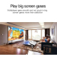 Videoprojecteur Mini LED HD 1080P Portable Avec Montage Trépied Support AV HDMI USB TF Qualité Image Supérieure Protection Oc...