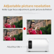Videoprojecteur Mini LED HD Portable Avec Batterie Intégrée Support HDMI AV SD USBIdéal Pour Votre Home Cinéma Familial - www...