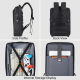 Sac À Dos Gaming Pour Ordinateur Portable 16 Pouces À Coque Rigide Avec Serrure À Combinaison Et Port USB - www.yonis-shop.com