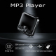Lecteur MP3 Intelligent Haute Définition avec Réduction de Bruit et Contrôle Vocal 32GB Noir Bluetooth Radio et E-book Portab...