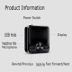 Lecteur MP3 Intelligent Haute Définition avec Réduction de Bruit et Contrôle Vocal 32GB Noir Bluetooth Radio et E-book Portab...