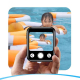Lecteur MP3 Avec Caméra Numérique FHD 720P Écran Couleur 1.96 Pouces Bluetooth 5.4 Son HiFi 64GB Extensible Jusqu'à 256GB - w...
