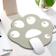 Tapis De Souris Patte De Chat Antidérapant En Caoutchouc Naturel Vert 28x25cm Design Confortable Et Mignon - www.yonis-shop.com