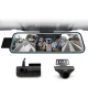 Dashcam HD WIFI Triple Caméra Avec Système D'angle Mort Droit Écran Tactile 10 Pouces Enregistrement Haute Définition - www.y...