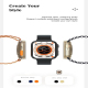 Montre Connectée Ultra Intelligente 1.81 Pouces Écran Couleur Surveillance Cardiaque Pression Artérielle Étanchéité Charge Sa...