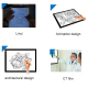 Tablette Lumineuse LED USB 8W 5V A3 Avec Gradation Continue Pour Dessin Et Croquis Sur Surface Acrylique - www.yonis-shop.com
