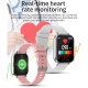 Montre Connectée Sportive Etanche IP67 Écran TFT 1.54 Pouces Suivi Santé Sommeil Tension Artérielle Compatible Android IOS - ...