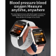 Montre Connectée Sportive Etanche IP67 Écran TFT 1.54 Pouces Suivi Santé Sommeil Tension Artérielle Compatible Android IOS - ...