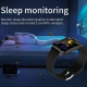 Montre Connectée Sportive Etanche IP67 Écran TFT 1.54 Pouces Suivi Santé Sommeil Tension Artérielle Compatible Android IOS - ...
