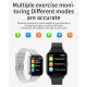 Montre Connectée Sportive Etanche IP67 Écran TFT 1.54 Pouces Suivi Santé Sommeil Tension Artérielle Compatible Android IOS - ...