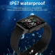 Montre Connectée Sportive Etanche IP67 Écran TFT 1.54 Pouces Suivi Santé Sommeil Tension Artérielle Compatible Android IOS - ...
