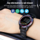 Montre Connectée Intelligente 1.3 Pouces TFT Bluetooth Support Moniteur de Fréquence Cardiaque Podomètre et Rappel de Sédenta...