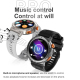 Montre Connectée Étanche IP68 Avec Appels Bluetooth Et Suivi Cardiaque Multisport Écran 1.43 Pouces Contrôle Musique et Santé...