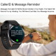 Montre Connectée Étanche IP67 Avec Écran TFT 1.28 Pouces Surveillance Température Sommeil Fréquence Cardiaque Compatible Andr...