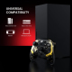 Gamepad Transparent Avec Effets RGB Personnalisables Joysticks Haute Précision Compatible Multi Plateforme Design Ergonomique...