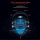 Casque Audio Gaming USB Avec Lumières Colorées Son Stéréo 7.1 Microphone Long et Durable Confort Optimal et Isolation Phoniqu...