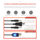 Casque Audio Gaming USB Avec Lumières Colorées Son Stéréo 7.1 Microphone Long et Durable Confort Optimal et Isolation Phoniqu...