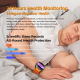 Montre Connectée Étanche IP67 Avec Écouteurs Bluetooth Intégrés Écran 1.53 Pouces Surveillance Oxygène Dans Le Sang Argent - ...