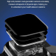 Montre Connectée Écran Horizontal 1.91 Pouces Bracelet Silicone Bleu ECG Étanche IP68 Bluetooth 5.1 Monitoring Cardiaque et T...