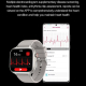 Montre Connectée Écran Horizontal 1.91 Pouces Bracelet Silicone Bleu ECG Étanche IP68 Bluetooth 5.1 Monitoring Cardiaque et T...