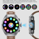 Montre Connectée 2 En 1 Avec Écouteurs Bluetooth Intégrés Appels Bluetooth Écran Rond 1.53 Pouce IP67 - www.yonis-shop.com