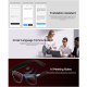 Lunettes Intelligentes De Traduction Avec Caméra HD 8 Mégapixels Assistant Vocal IA Et Transmission WiFi - www.yonis-shop.com