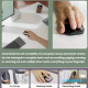 Souris Sans Fil Magnétique Avec Touchpad Laser Autonomie 25 Jours Pour Bureau Et Voyage - www.yonis-shop.com