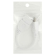 C&acirc;ble adaptateur USB femelle vers mini USB m&acirc;le blanc emball&eacute; dans son sachet transparent - Yonis Y-ccusbmusb
