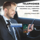Oreillette Bluetooth À Longue Autonomie Avec Clip Pour Col Et Connexion Double Pour Appels Professionnels Et Personnels - www...