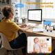 Babyphone Camera Écran HD 4.3 Pouces Vision Nocturne Intercom Bidirectionnel Alarme Température et Son Transmission 300M - ww...