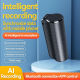 Micro Espion Réduction de Bruit Enregistrement Vocal 64GB Contrôle via APP Bluetooth 5.0 Transcription et Traduction en Temps...