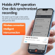 Micro Espion Réduction de Bruit Enregistrement Vocal 64GB Contrôle via APP Bluetooth 5.0 Transcription et Traduction en Temps...