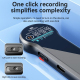 Dictaphone Écran Couleur 1 Pouce HD Réduction De Bruit Enregistrement Vocal 8GB Noir Haute Discrétion Autonomie 60 Heures For...