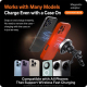 Support Téléphone Voiture Pour Grille D’Aération Avec Chargeur Sans Fil Magnétique Qi2 15 W Aimants N52 Rotation 360° - www.y...