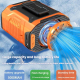 Ventilateur Portable De Taille Et De Cou 360° Pour Extérieur 100 Vitesses Batterie 5000 mAh Vent Fort 10 m/s 249 g - www.yoni...