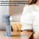 Mini Ventilateur Portable USB Type-C Silencieux 4 Vitesses Batterie 2000 mAh Avec Mousqueton Gris Transparent - www.yonis-sho...