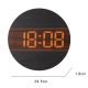 Horloge Murale Numérique En Bois Pour Salon Décoration Intérieure Design Moderne - www.yonis-shop.com