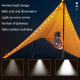 Ventilateur De Camping Rechargeable USB-C Avec Trépied Pliable Éclairage LED Batterie 7800 mAh Oscillation 270° - www.yonis-s...