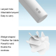 Mini Ventilateur Portable Rechargeable À Main Turbo 3 Vitesses Silencieux 35 dB USB C 2000 mAh Blanc - www.yonis-shop.com