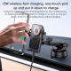 Chargeur Sans Fil Voiture 15W Avec Support Ventouse Rotation 360° Design Épuré et Charge Rapide - www.yonis-shop.com