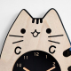 Horloge Murale Chat En Bois Avec Queue Mobile Décoration Salon Design Unique - www.yonis-shop.com