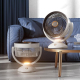 Ventilateur De Bureau Sur Secteur Moteur Brushless Silencieux 4 Vitesses Air 3D Éclairage Nocturne Réglable À 90 Degrés - www...