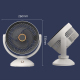 Ventilateur De Bureau Sur Secteur Moteur Brushless Silencieux 4 Vitesses Air 3D Éclairage Nocturne Réglable À 90 Degrés - www...
