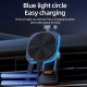 Chargeur Sans Fil Voiture Magnétique Rapide Avec Lumière Bleue Pour Téléphone Portable Support Ventilation Sécurisé - www.yon...